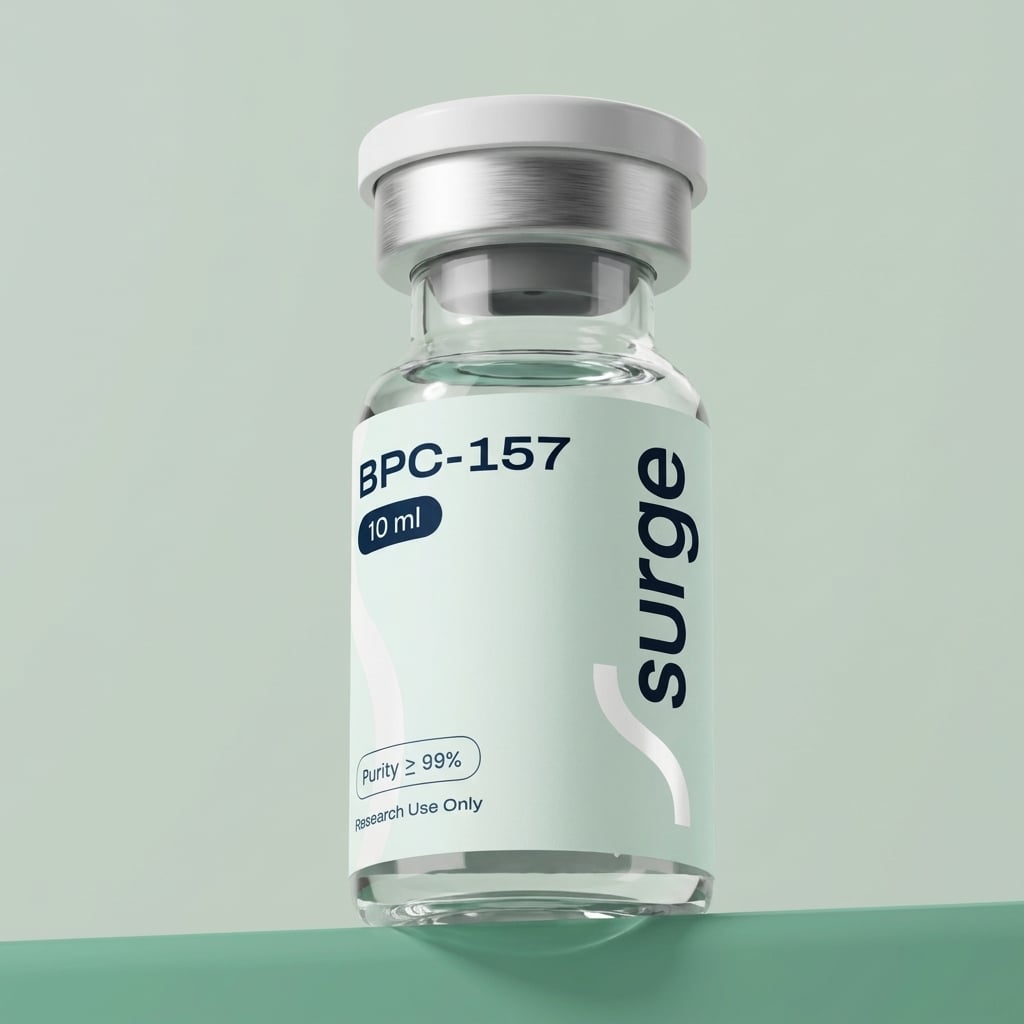 Surge Peptides research vial