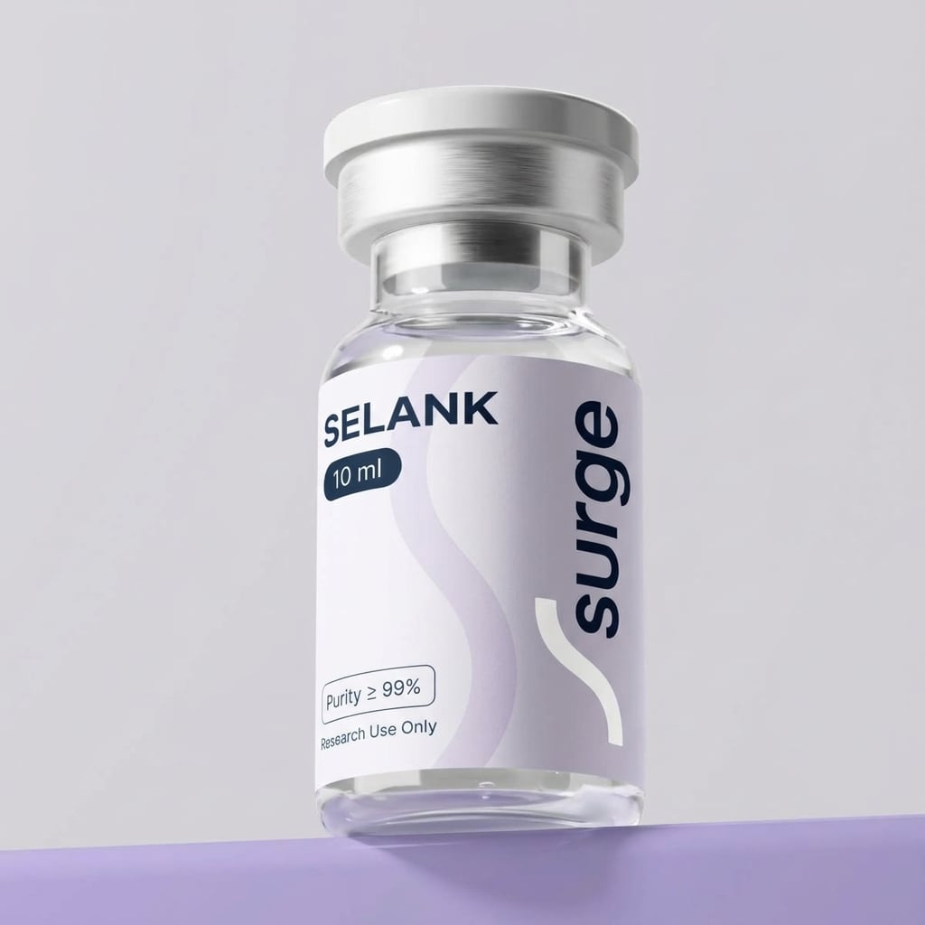 Selank research vial